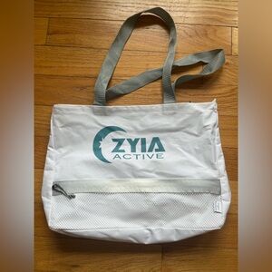 Zyia Active White and Blue‎ Bag